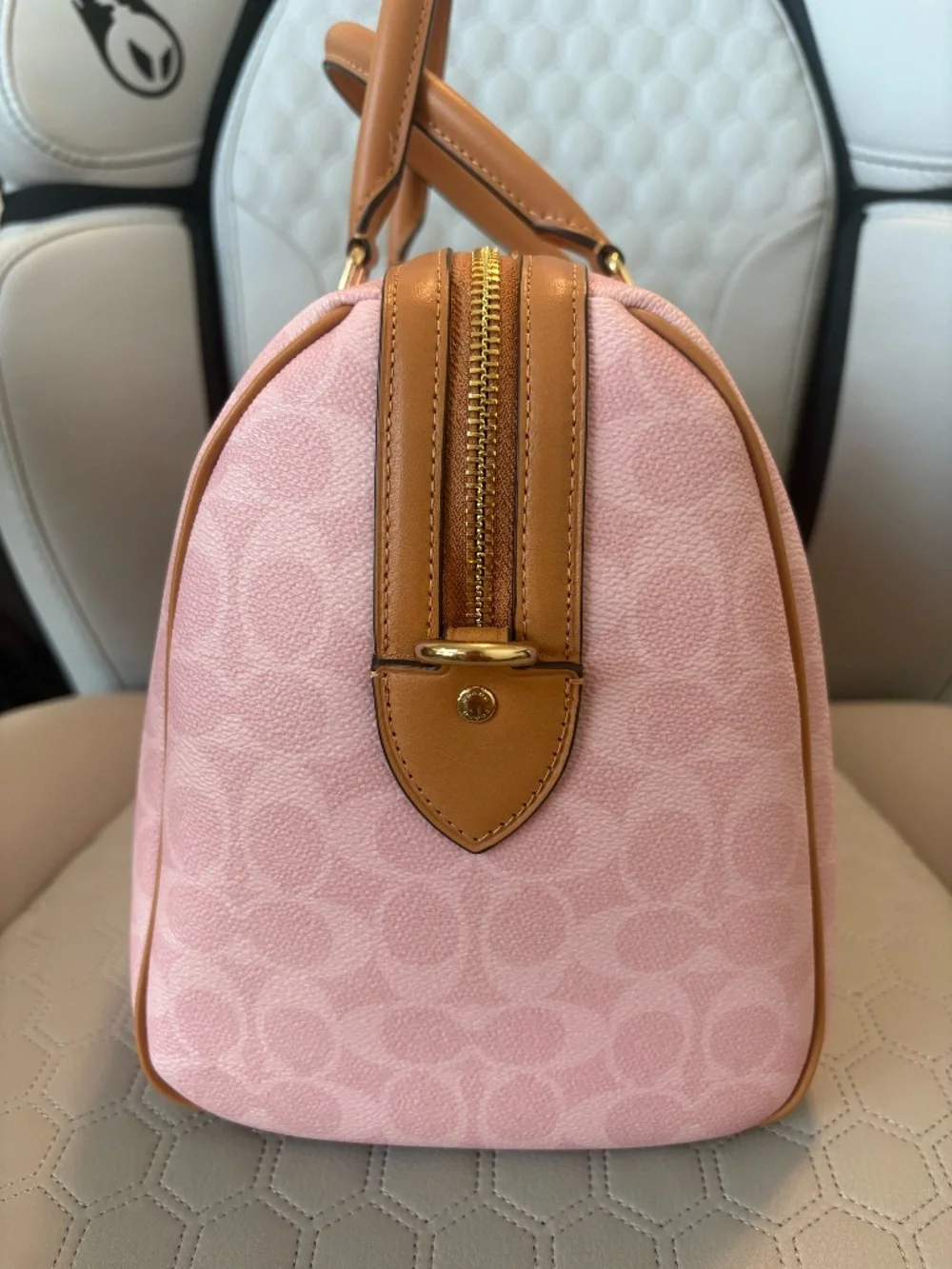 Coach signature coated